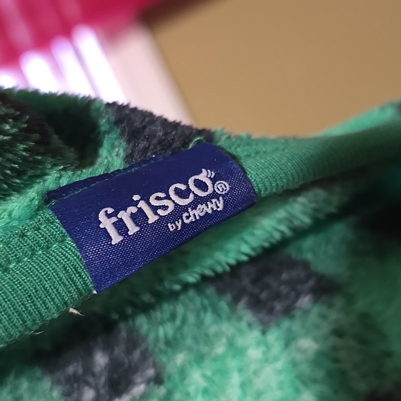 Green and Black Checkered Dog Shirt - Picture 3 of 3